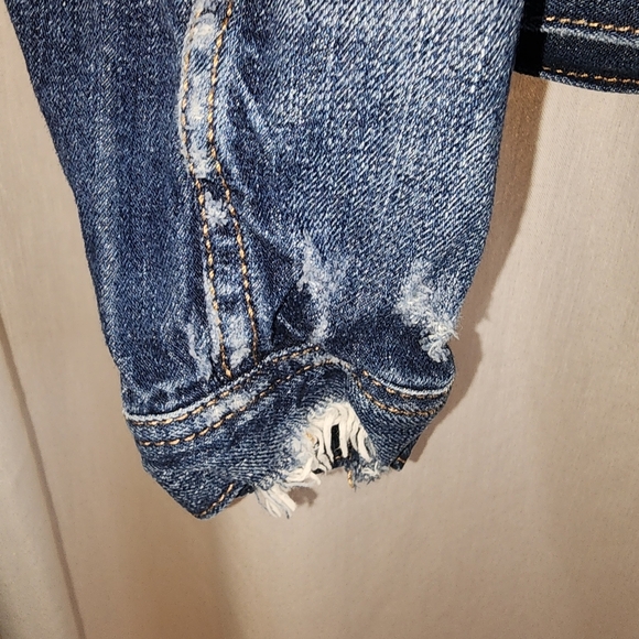American Eagle Jean Jacket Size Xs - Picture 7 of 9